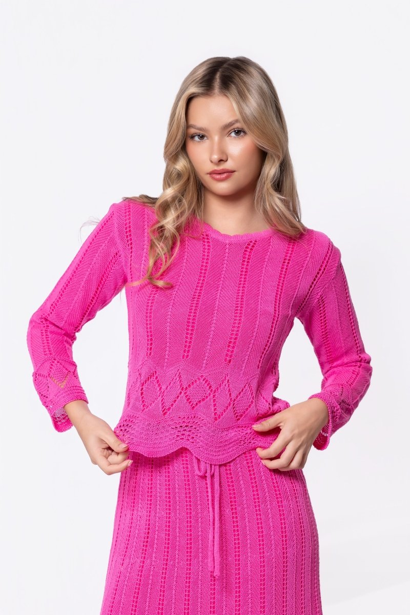 Kelly Top (Hot Pink) L