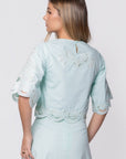 Kenna Top (Light Blue) - Top - Yakira Bella
