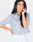 KENSLEY JACKET (BLUE) - Top - Yakira Bella