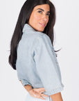 KENSLEY JACKET (BLUE) - Top - Yakira Bella