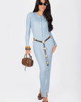 Kerry Dress (Blue) - Dress - Yakira Bella