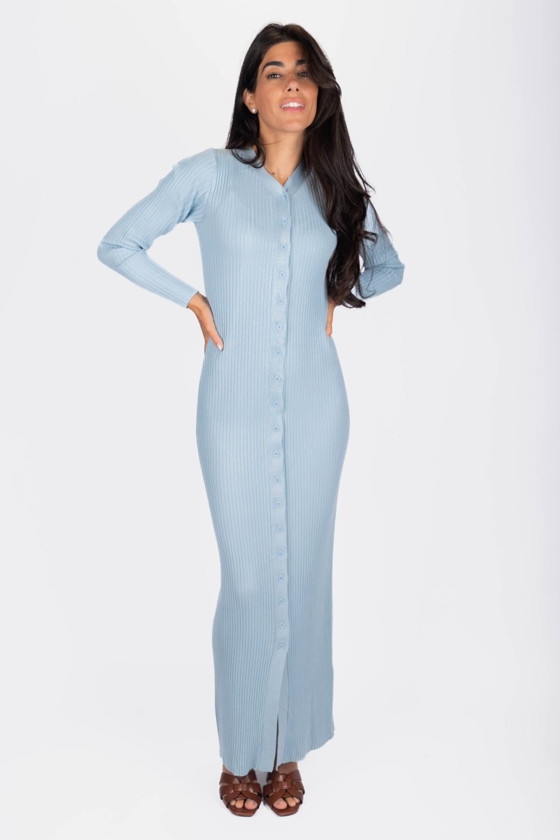 Kerry Dress (Blue) - Dress - Yakira Bella