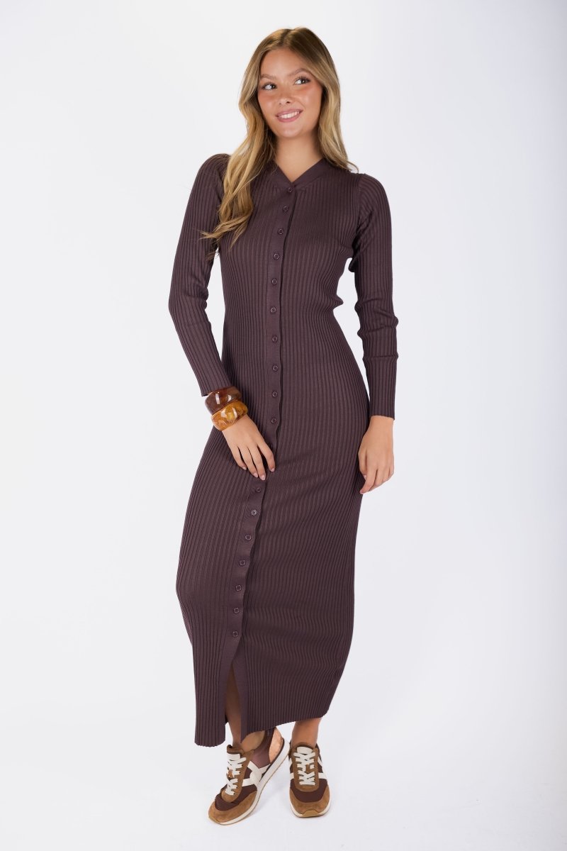 Kerry Dress (Plum) - Dress - Yakira Bella