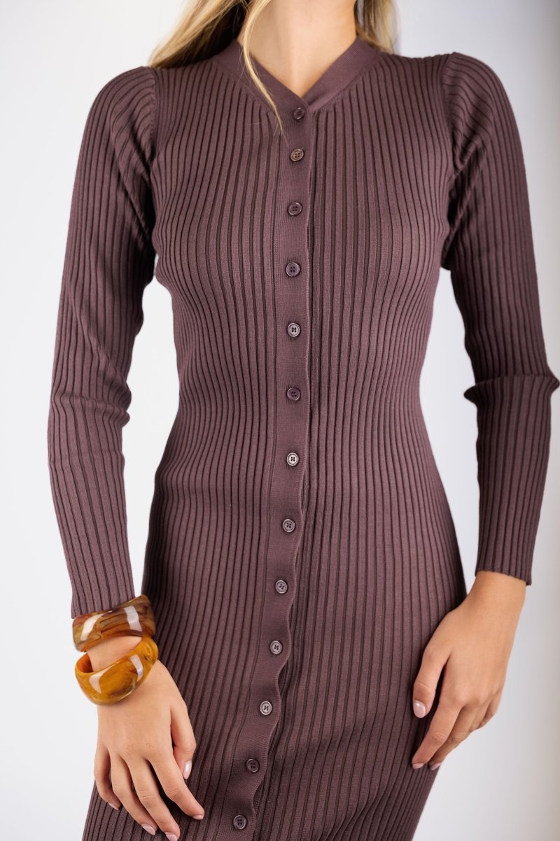 Kerry Dress (Plum) - Dress - Yakira Bella