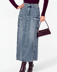 Ketra Skirt (Blue) - Skirt - Yakira Bella
