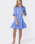 Kiana Dress (Light Blue Stripe) - Dress - Yakira Bella