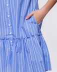 Kiana Dress (Light Blue Stripe) - Dress - Yakira Bella