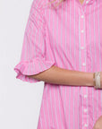 Kiana Dress (Light Pink Stripe) - Dress - Yakira Bella