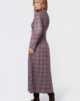 Kiera Dress (Brown Plaid) - Dress - Yakira Bella