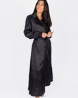 LACEY DRESS (BLACK SOLID) - Dress - Yakira Bella