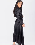 LACEY DRESS (BLACK SOLID) - Dress - Yakira Bella