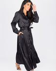 LACEY DRESS (BLACK SOLID) - Dress - Yakira Bella