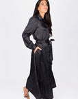 LACEY DRESS (BLACK SOLID) - Dress - Yakira Bella