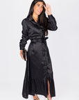 LACEY DRESS (BLACK SOLID) - Dress - Yakira Bella
