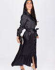 LACEY DRESS (BLACK SOLID) - Dress - Yakira Bella