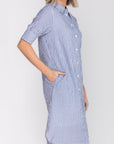 LAILA DRESS (BLUE STRIPE) 41" - Dress - Yakira Bella
