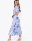Lana Dress (Blue Pattern) - Dress - Yakira Bella