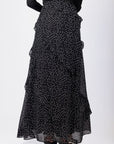 Laurel Skirt (Black Polka Dot) - Skirt - Yakira Bella