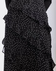 Laurel Skirt (Black Polka Dot) - Skirt - Yakira Bella