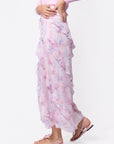 Laurel Skirt (Pink Flower) - Skirt - Yakira Bella