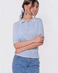 Leah Top (Light Blue) - Top - Yakira Bella