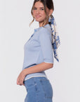 Leah Top (Light Blue) - Top - Yakira Bella