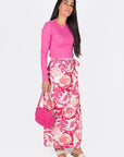 LEILA SKIRT (PINK PATTERN) - Skirt - Yakira Bella