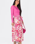 LEILA SKIRT (PINK PATTERN) - Skirt - Yakira Bella