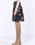 Lenora Skirt 20" (Navy) - Skirt - Yakira Bella