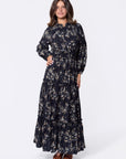 Leslie Dress (Black Ground) - Dress - Yakira Bella