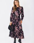 Lexi Dress 53" (Black/Plum) - Dress - Yakira Bella