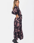 Lexi Dress 53" (Black/Plum) - Dress - Yakira Bella