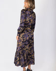 Lexi Dress 53" (Black/Purple) - Dress - Yakira Bella