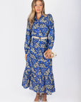 Lexi Dress (Blue/Ivory) - Dress - Yakira Bella