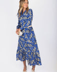 Lexi Dress (Blue/Ivory) - Dress - Yakira Bella