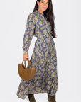 Lexi Dress (Grey/Blue) - Dress - Yakira Bella
