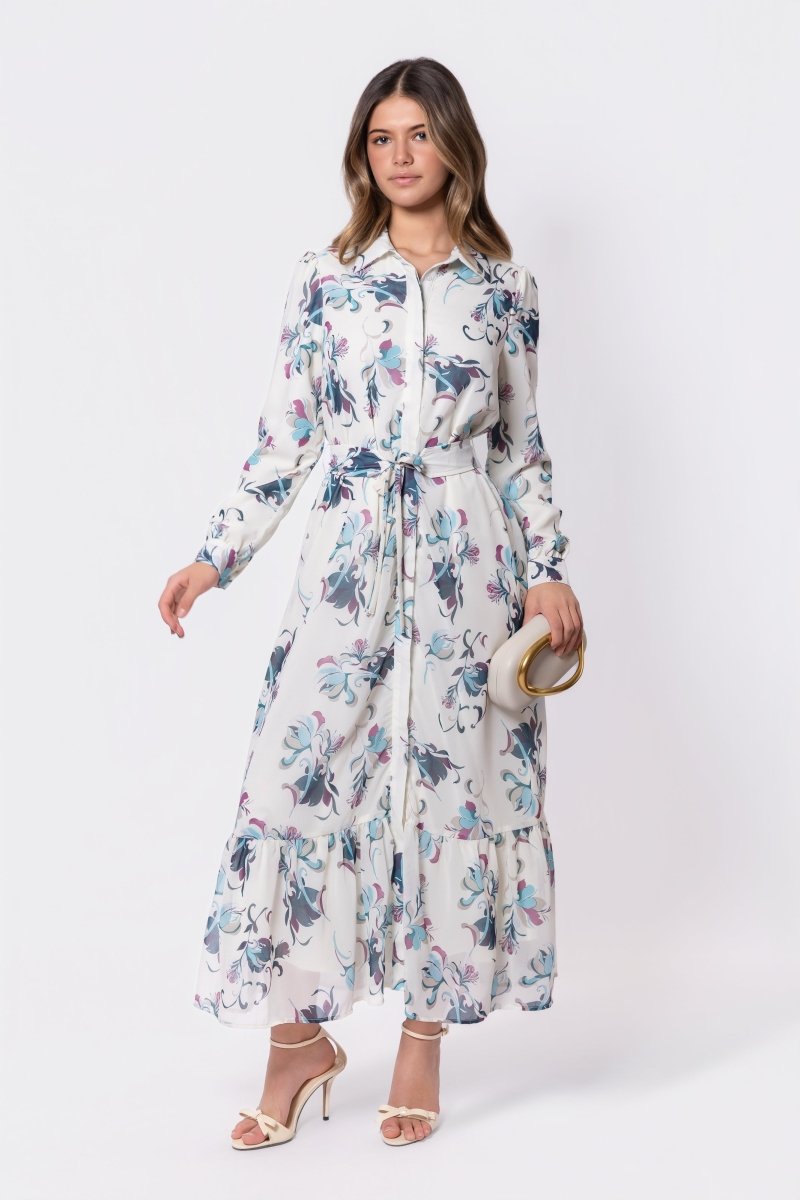 lexi flare dress Lexi Dress (Ivory Ground) S
