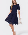 Lily Dress (Navy) - Dress - Yakira Bella