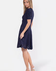 Lily Dress (Navy) - Dress - Yakira Bella