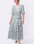Lina Dress (Green Pattern) - Dress - Yakira Bella