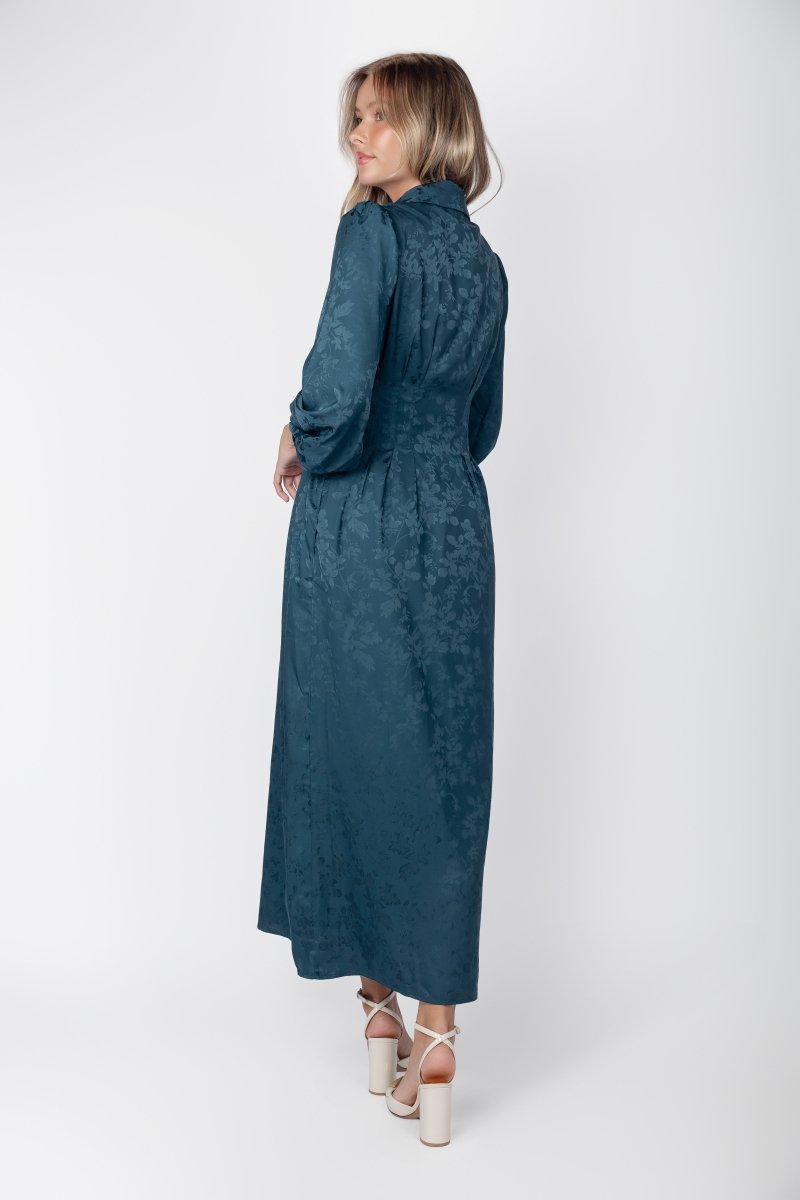 Liora Dress (Teal Green) - Dress - Yakira Bella