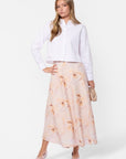 Lisa Skirt (Beige Pattern) - Skirt - Yakira Bella