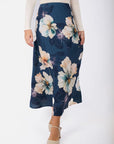 Lisa Skirt (Blue Flower) - Skirt - Yakira Bella