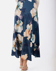Lisa Skirt (Blue Flower) - Skirt - Yakira Bella