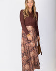 Lisa Skirt (Brown Pattern) - Skirt - Yakira Bella