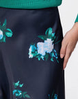 Lisa Skirt (Dark Green Flower) - Skirt - Yakira Bella