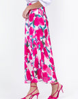 Lisa Skirt (Fuchsia/Green) - Skirt - Yakira Bella