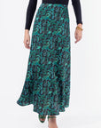 Lisa Skirt (Green Pattern) - Skirt - Yakira Bella