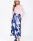Lisa Skirt (Ivory/Blue) - Skirt - Yakira Bella