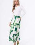 Lisa Skirt (Ivory/Green) - Skirt - Yakira Bella